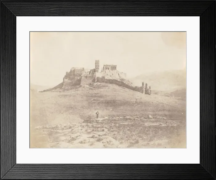 Framed Print : Pnyx and Acropolis, ca. 1848. Creator: George Wilson Bridges Framed Print : Pnyx and Acropolis, ca. 1848. Creator: George Wilson Bridges