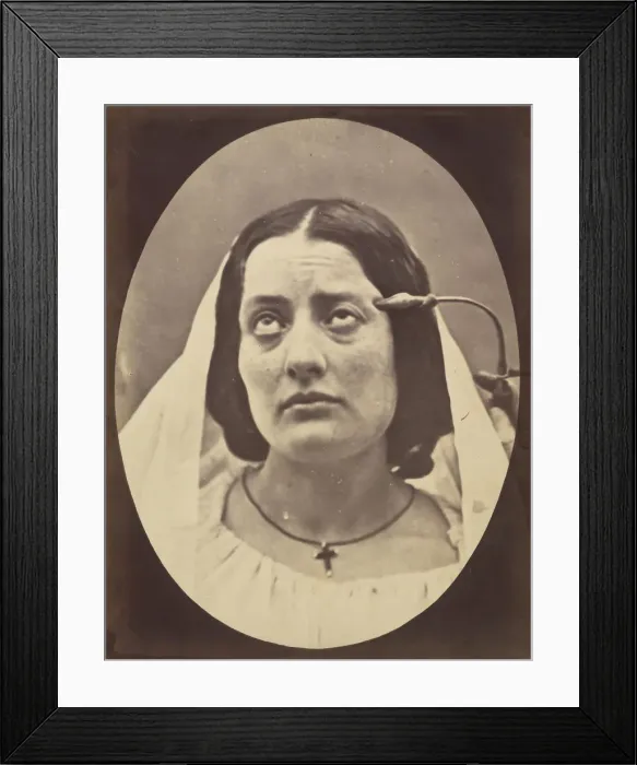 Framed Print : Figure 75: Nun saying her prayers, 1854-56, printed 1862 Framed Print : Figure 75: Nun saying her prayers, 1854-56, printed 1862