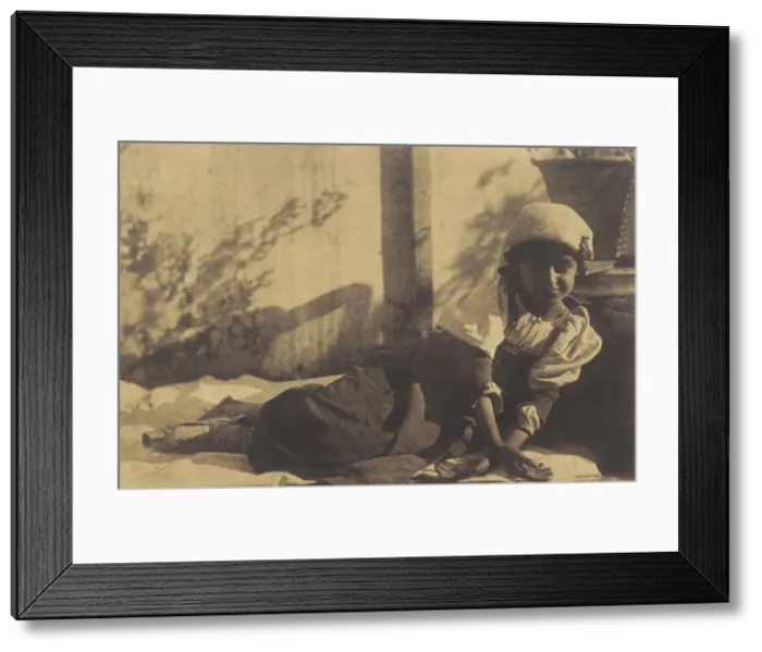 Framed Print : [Carlotta Cortudino], ca. 1852. Creator: Giacomo Caneva