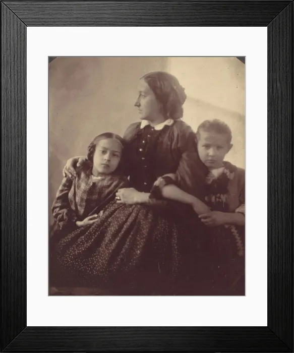Framed Print : Hermine, Marie and Marie Antoine. 1850s-60s. Creator: Franz Antoine Framed Print : Hermine, Marie and Marie Antoine. 1850s-60s. Creator: Franz Antoine
