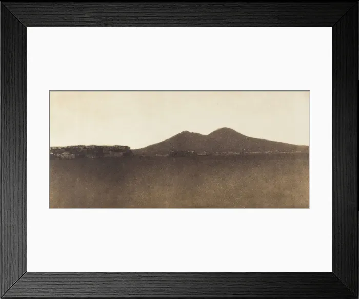 Framed Print : [Vesuvius from Mergellina], ca. 1855. Creator: Giacomo Caneva