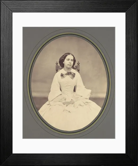 Framed Print : Betty Held, vereh. Solon-Engelsberg, 1850s-60s. Creator: Franz Antoine