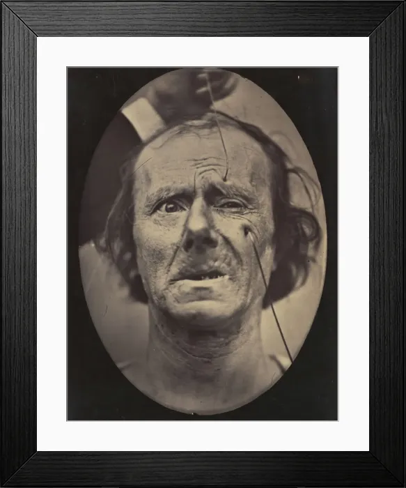 Framed Print : Figure 49: Painful weeping and forward looking. 1854-56, printed 1862 Framed Print : Figure 49: Painful weeping and forward looking. 1854-56, printed 1862