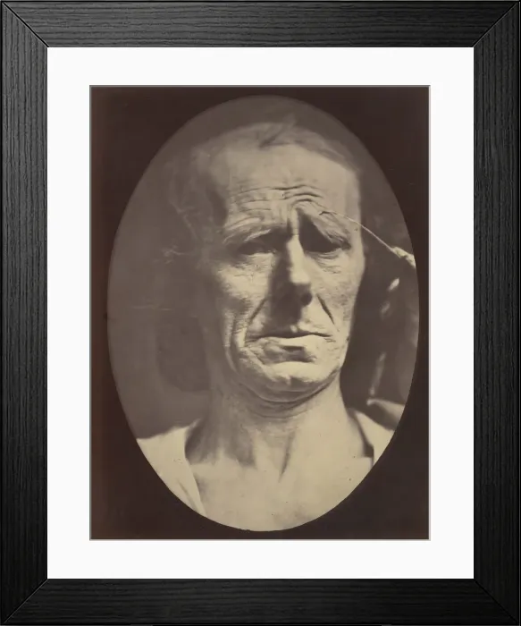Framed Print : Figure 22: No painful expression, 1854-56, printed 1862 Framed Print : Figure 22: No painful expression, 1854-56, printed 1862