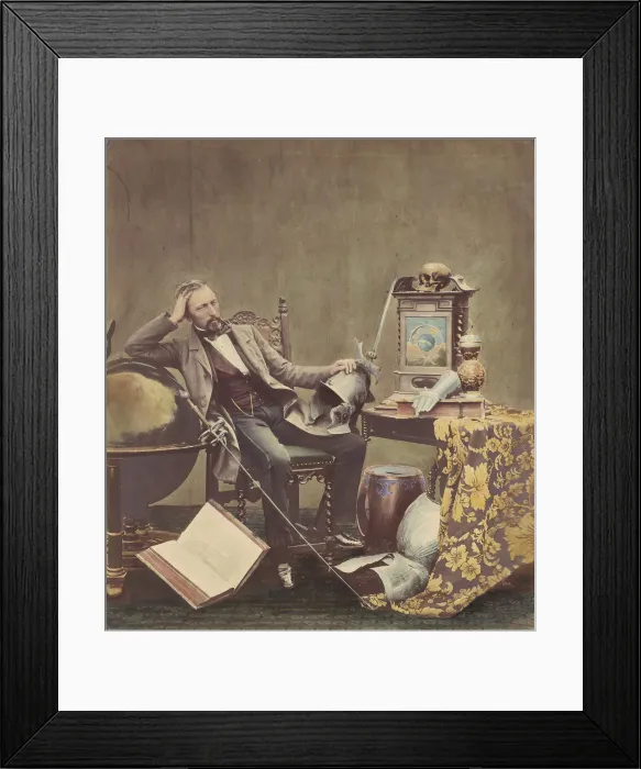 Framed Print : Mathias Housermann, 1850s-60s. Creator: Franz Antoine Framed Print : Mathias Housermann, 1850s-60s. Creator: Franz Antoine