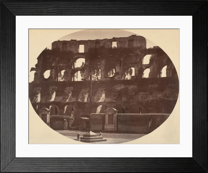 Framed Print : Interno del Colosseo, 1850s. Creator: Giambattista Altadonna Framed Print : Interno del Colosseo, 1850s. Creator: Giambattista Altadonna