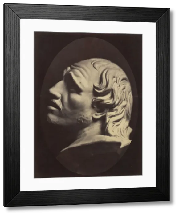 Framed Print : Figure 66: Head of Arrotino (the spy, the knife grinder, and so on), 1854-56 Framed Print : Figure 66: Head of Arrotino (the spy, the knife grinder, and so on), 1854-56