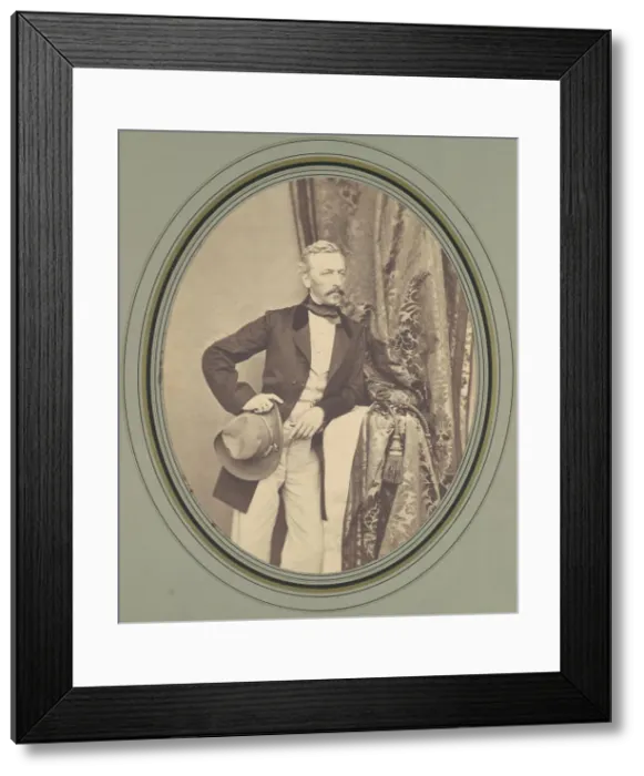 Framed Print : Mathias Housermann, 1850s-60s. Creator: Franz Antoine