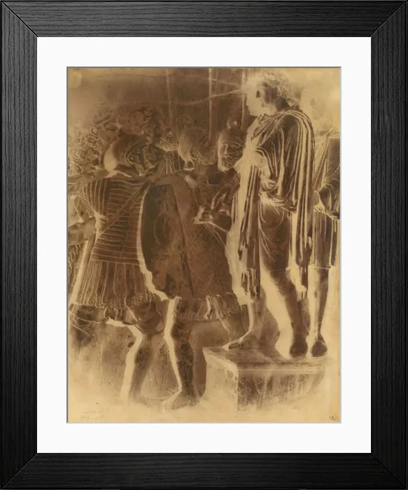 Framed Print : Bas Relief from the Arch of Constantine, Rome, 1849. Creator Framed Print : Bas Relief from the Arch of Constantine, Rome, 1849. Creator