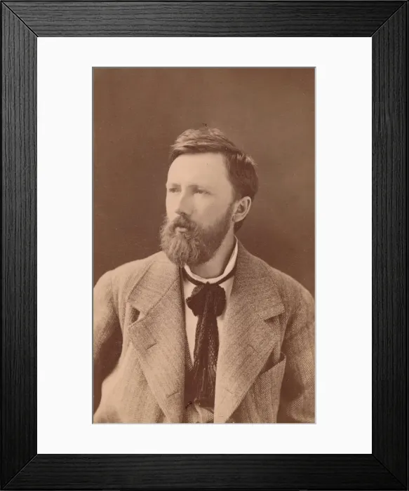 Framed Print : Ludwig von Lofftz, 1860s. Creator: Franz Werner Framed Print : Ludwig von Lofftz, 1860s. Creator: Franz Werner
