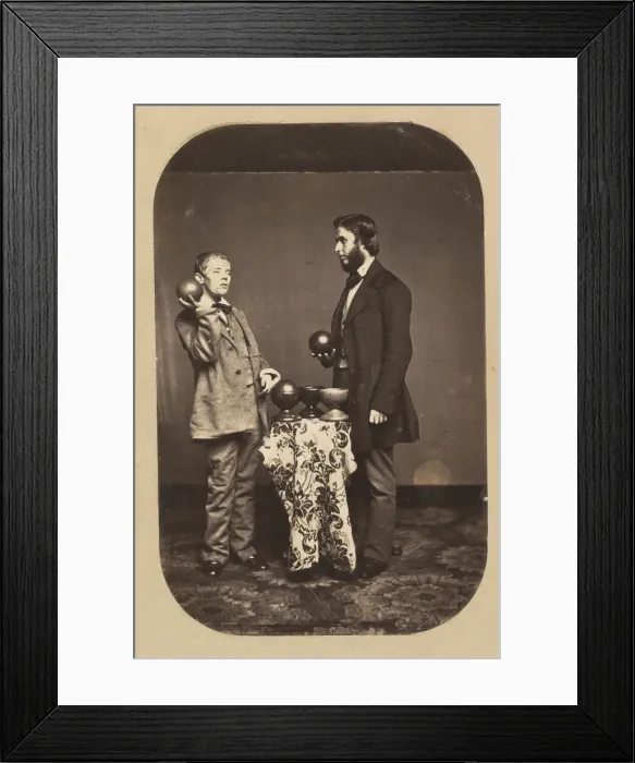 Framed Print : Dr. Joseph Parrish and an Idiot, ca. 1858. Creator: Frederick Gutekunst Framed Print : Dr. Joseph Parrish and an Idiot, ca. 1858. Creator: Frederick Gutekunst