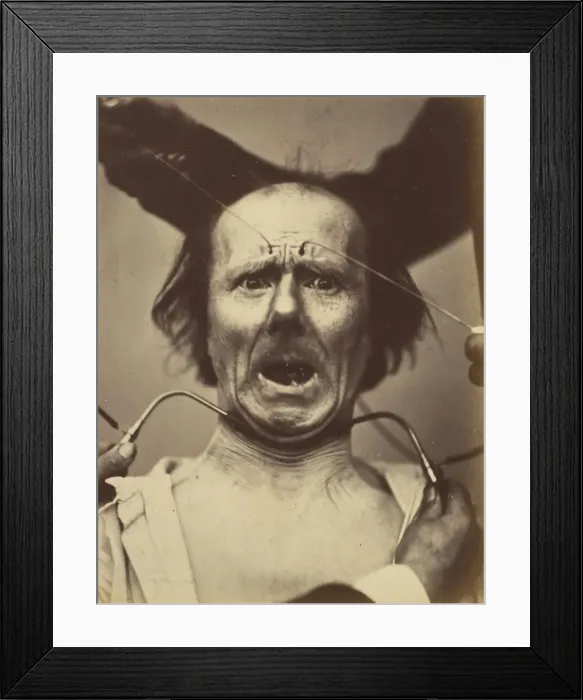 Framed Print : Icono-photographique. Mecanisme de la Physionomie Humaine. Fig Framed Print : Icono-photographique. Mecanisme de la Physionomie Humaine. Fig