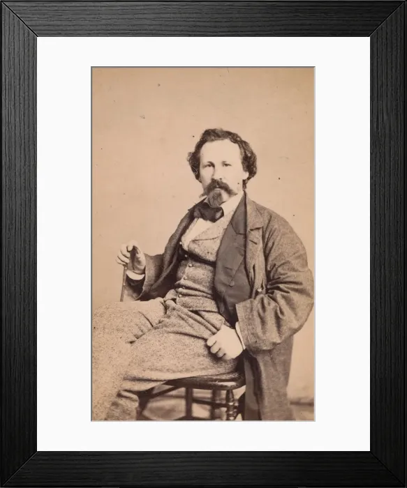 Framed Print : E. Johnson, 1860s. Creator: George Gardner Rockwood Framed Print : E. Johnson, 1860s. Creator: George Gardner Rockwood