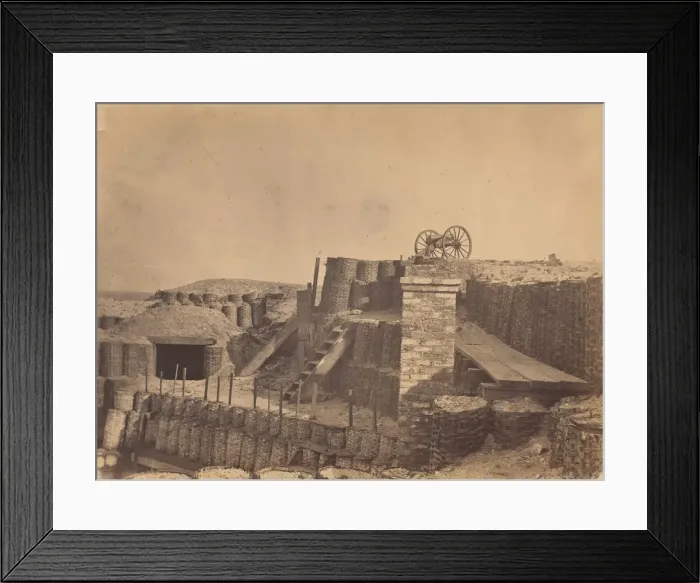 Framed Print : Fortifications Near Charleston, South Carolina, ca. 1861 Framed Print : Fortifications Near Charleston, South Carolina, ca. 1861