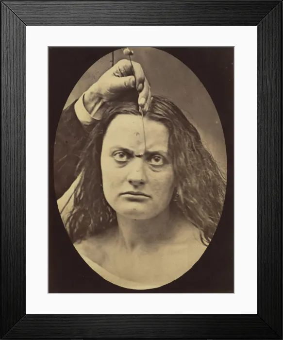 Framed Print : Figure 82: Lady Macbeth, strong expression of cruelty, 1854-56, printed 1862 Framed Print : Figure 82: Lady Macbeth, strong expression of cruelty, 1854-56, printed 1862