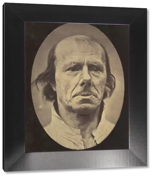 Figure 3: The face of an old man... photographed in repose. 1854-56, printed 1862