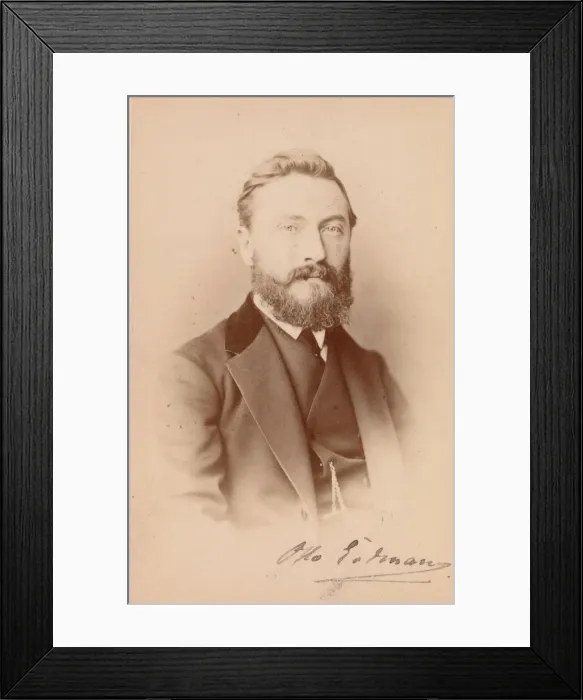 Framed Print : [Otto Wilhelm Eduard Erdmann], 1860s. Creator: G. & A. Overbeck