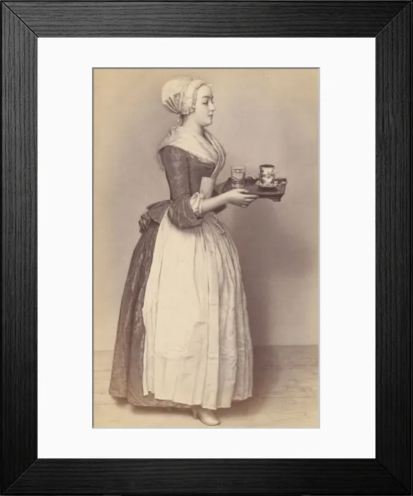 Framed Print : Meister-Werke der Dresdner Galerie. Dresdner Gemaelde-Galerie