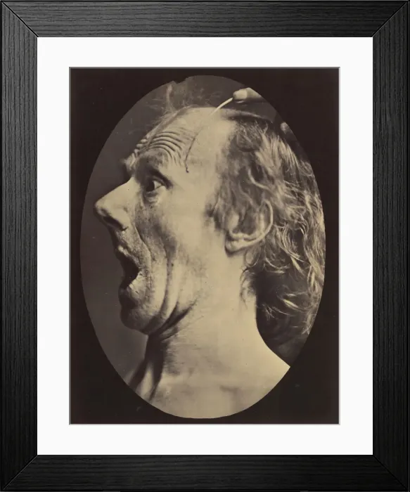 Framed Print : Figure 57: Astonishment, stupefaction, amazement, 1854-56, printed 1862 Framed Print : Figure 57: Astonishment, stupefaction, amazement, 1854-56, printed 1862