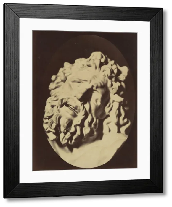 Framed Print : Figure 71: Same head as in Plate 70, 1854-56, printed 1862. Creators: Duchenne de Boulogne, Adrien Alban Tournachon Framed Print : Figure 71: Same head as in Plate 70, 1854-56, printed 1862. Creators: Duchenne de Boulogne, Adrien Alban Tournachon