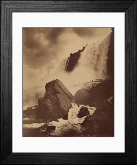 Framed Print : Niagara Falls, ca. 1888. Creator: George Barker Framed Print : Niagara Falls, ca. 1888. Creator: George Barker