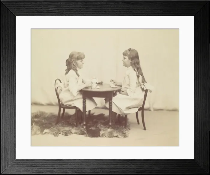 Framed Print : Frances and Ethel de Forest, daughters of Robert de Forest, ca. 1890 Framed Print : Frances and Ethel de Forest, daughters of Robert de Forest, ca. 1890