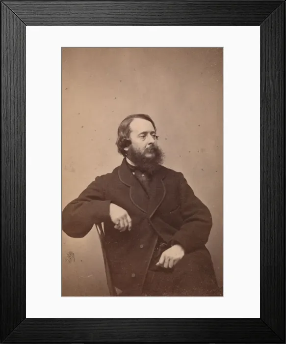 Framed Print : John Frederick Kensett, 1860s. Creator: George Gardner Rockwood Framed Print : John Frederick Kensett, 1860s. Creator: George Gardner Rockwood