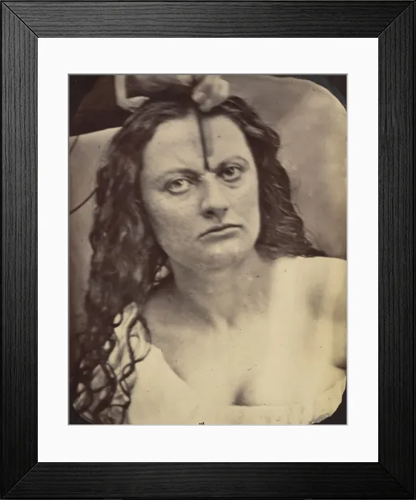 Framed Print : Figure 81: Lady Macbeth, moderate expression of cruelty, 1854-56, printed 1862 Framed Print : Figure 81: Lady Macbeth, moderate expression of cruelty, 1854-56, printed 1862