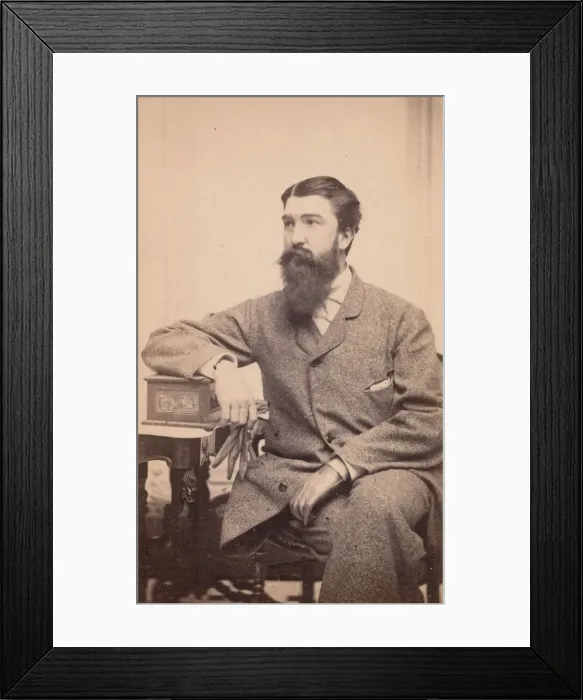 Framed Print : W. O. ? Stone, 1860s. Creator: George Gardner Rockwood Framed Print : W. O. ? Stone, 1860s. Creator: George Gardner Rockwood