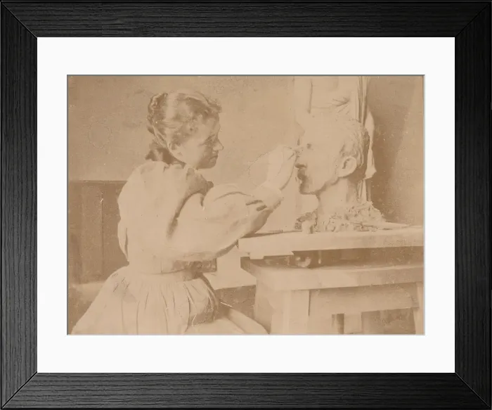 Framed Print : Grace Lee Rinehart, 1860s. Creator: Unknown Framed Print : Grace Lee Rinehart, 1860s. Creator: Unknown
