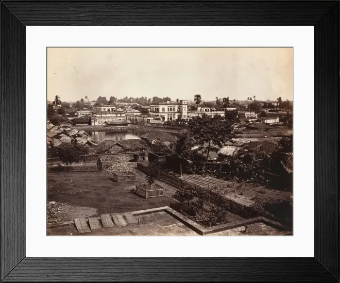 Framed Print : View in Calcutta, 1858-61. Creator: Unknown Framed Print : View in Calcutta, 1858-61. Creator: Unknown