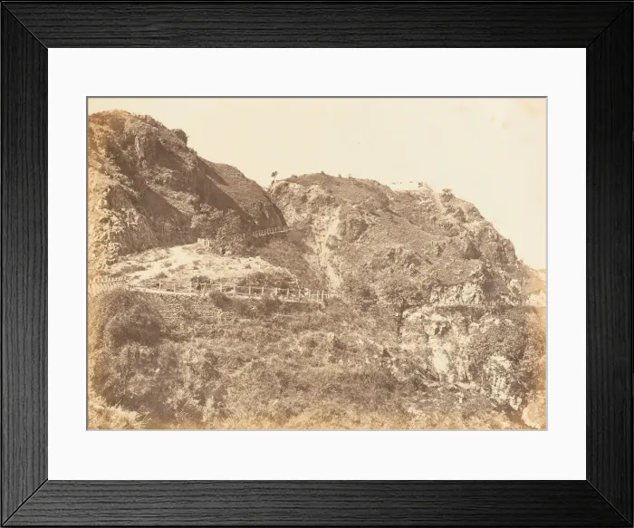 Framed Print : Path leading to Convent, Simla, 1850s. Creator: Unknown Framed Print : Path leading to Convent, Simla, 1850s. Creator: Unknown