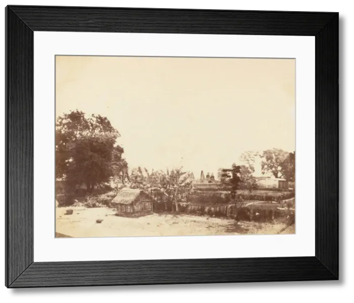 Framed Print : Old Burial Ground, Dum Dum, Calcutta, 1850s. Creator: Unknown Framed Print : Old Burial Ground, Dum Dum, Calcutta, 1850s. Creator: Unknown