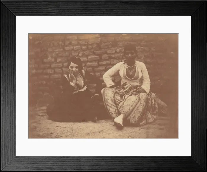 Framed Print : Two Gypsy Women, 1850s-60s. Creator: Unknown Framed Print : Two Gypsy Women, 1850s-60s. Creator: Unknown