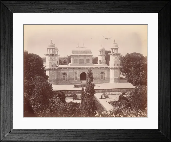 Framed Print : Itmad-Ud-Daulahs Tomb, Agra, 1860s-70s. Creator: Unknown Framed Print : Itmad-Ud-Daulahs Tomb, Agra, 1860s-70s. Creator: Unknown