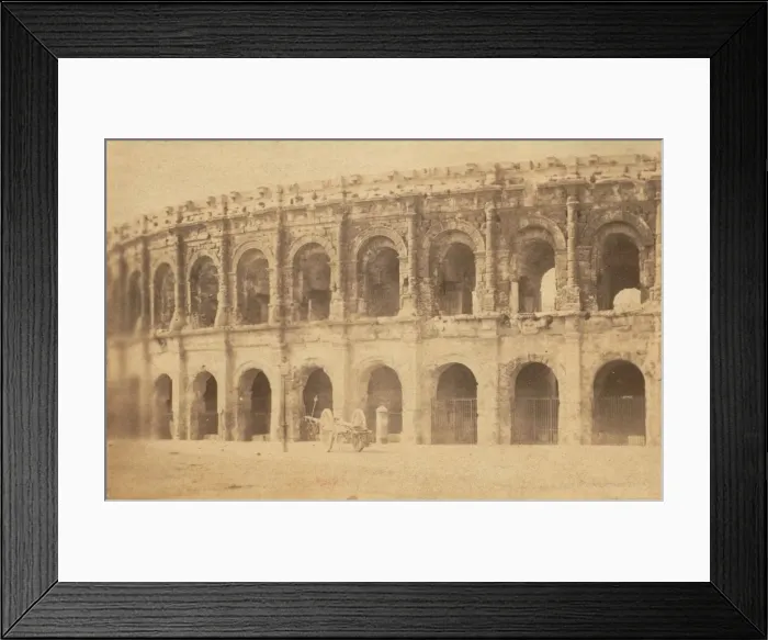 Framed Print : [Roman Theater at Nimes], 1867. Creator: Unknown