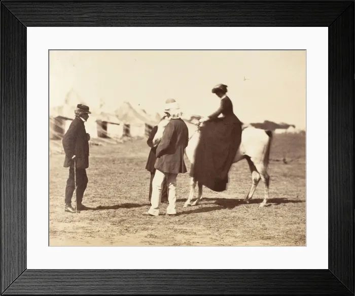 Framed Print : Lord Clyde, Lord Canning and Lady Canning, 1858-61. Creator: Unknown Framed Print : Lord Clyde, Lord Canning and Lady Canning, 1858-61. Creator: Unknown