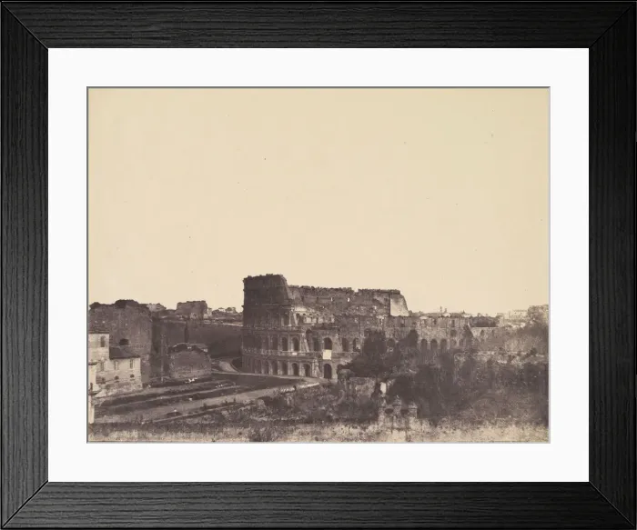 Framed Print : Colosseum, Rome, 1850s. Creator: Unknown Framed Print : Colosseum, Rome, 1850s. Creator: Unknown