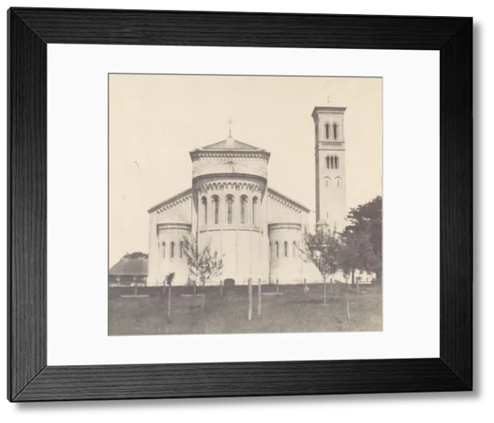Framed Print : Wilton Church, East End and Bell Tower, 1850s. Creator: Unknown Framed Print : Wilton Church, East End and Bell Tower, 1850s. Creator: Unknown