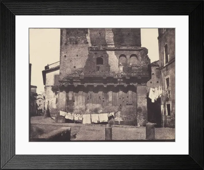 Framed Print : Casa di Rienzi, Rome, ca. 1855. Creator: Unknown Framed Print : Casa di Rienzi, Rome, ca. 1855. Creator: Unknown