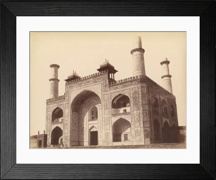 Framed Print : Akbars Tomb at Sikandra, India, 1860s-70s. Creator: Unknown Framed Print : Akbars Tomb at Sikandra, India, 1860s-70s. Creator: Unknown
