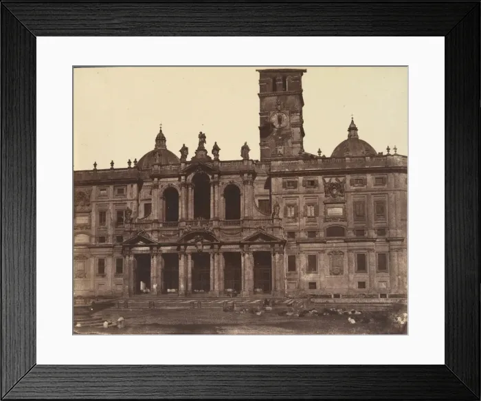 Framed Print : Santa Maria Maggiore, Rome, 1850s. Creator: Unknown Framed Print : Santa Maria Maggiore, Rome, 1850s. Creator: Unknown