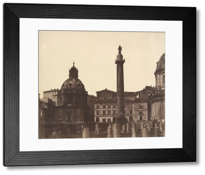 Framed Print : Antonine Column, Rome, 1850s. Creator: Unknown Framed Print : Antonine Column, Rome, 1850s. Creator: Unknown