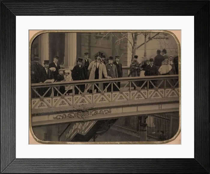 Framed Print : Lowe Bridge, 1866-67. Creator: Unknown Framed Print : Lowe Bridge, 1866-67. Creator: Unknown