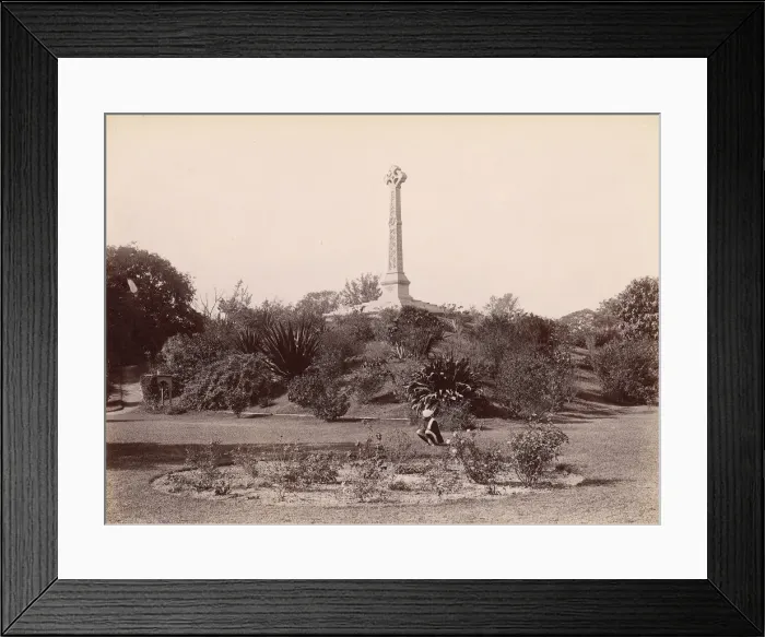 Framed Print : Colonel Lawrence Monument, Lucknow, India, 1860s-70s. Creator: Unknown Framed Print : Colonel Lawrence Monument, Lucknow, India, 1860s-70s. Creator: Unknown