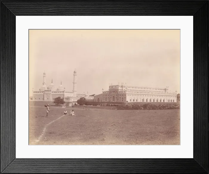 Framed Print : Asafi Mosque and the Bara Imambara, Lucknow, India, 1860s-70s. Creator: Unknown Framed Print : Asafi Mosque and the Bara Imambara, Lucknow, India, 1860s-70s. Creator: Unknown