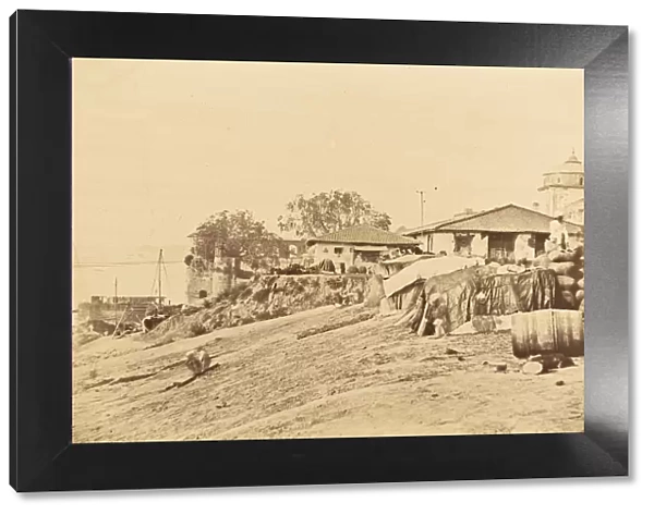 Ghat at Allahabad Fort, 1858-61. Creator: Unknown