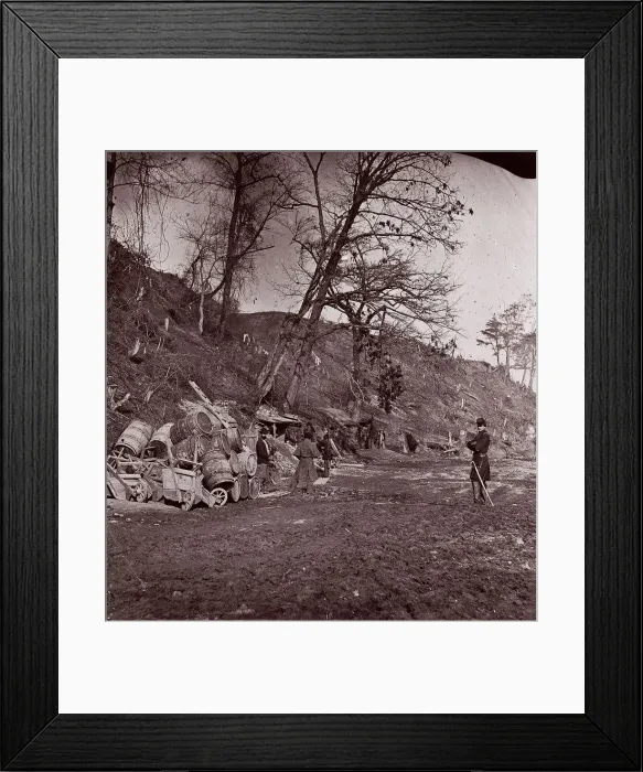 Framed Print : Fort Brady, Virginia, 1861-65. Creator: Andrew Joseph Russell Framed Print : Fort Brady, Virginia, 1861-65. Creator: Andrew Joseph Russell