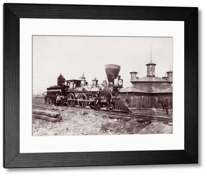 Framed Print : Locomotive #133, U. S. M. R. R. 1861-65. Creator: Andrew Joseph Russell Framed Print : Locomotive #133, U. S. M. R. R. 1861-65. Creator: Andrew Joseph Russell