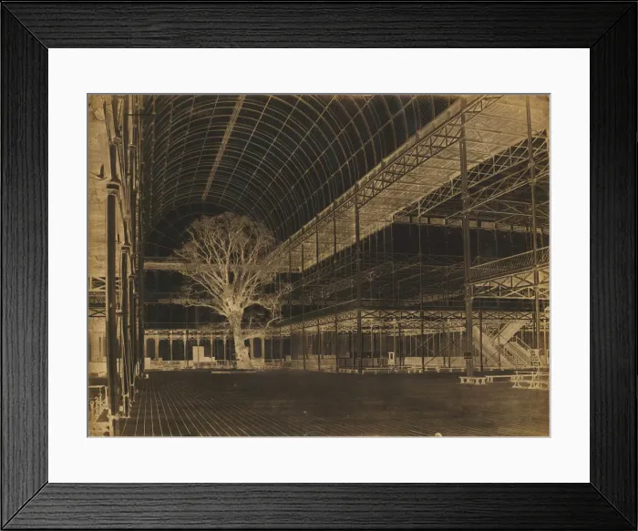 Framed Print : Crystal Palace, Hyde Park, Transept, 1852. Creator: Benjamin Brecknell Turner Framed Print : Crystal Palace, Hyde Park, Transept, 1852. Creator: Benjamin Brecknell Turner